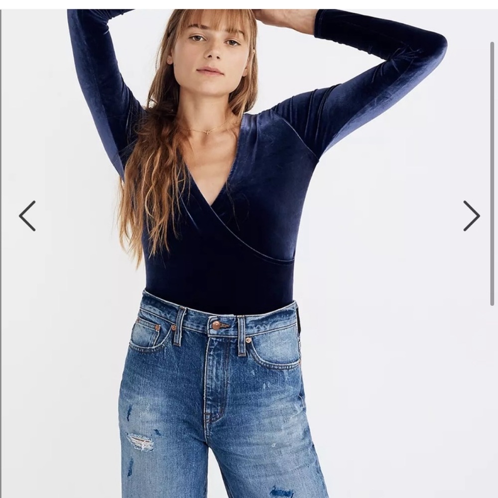 Madewell Velour Bodysuit